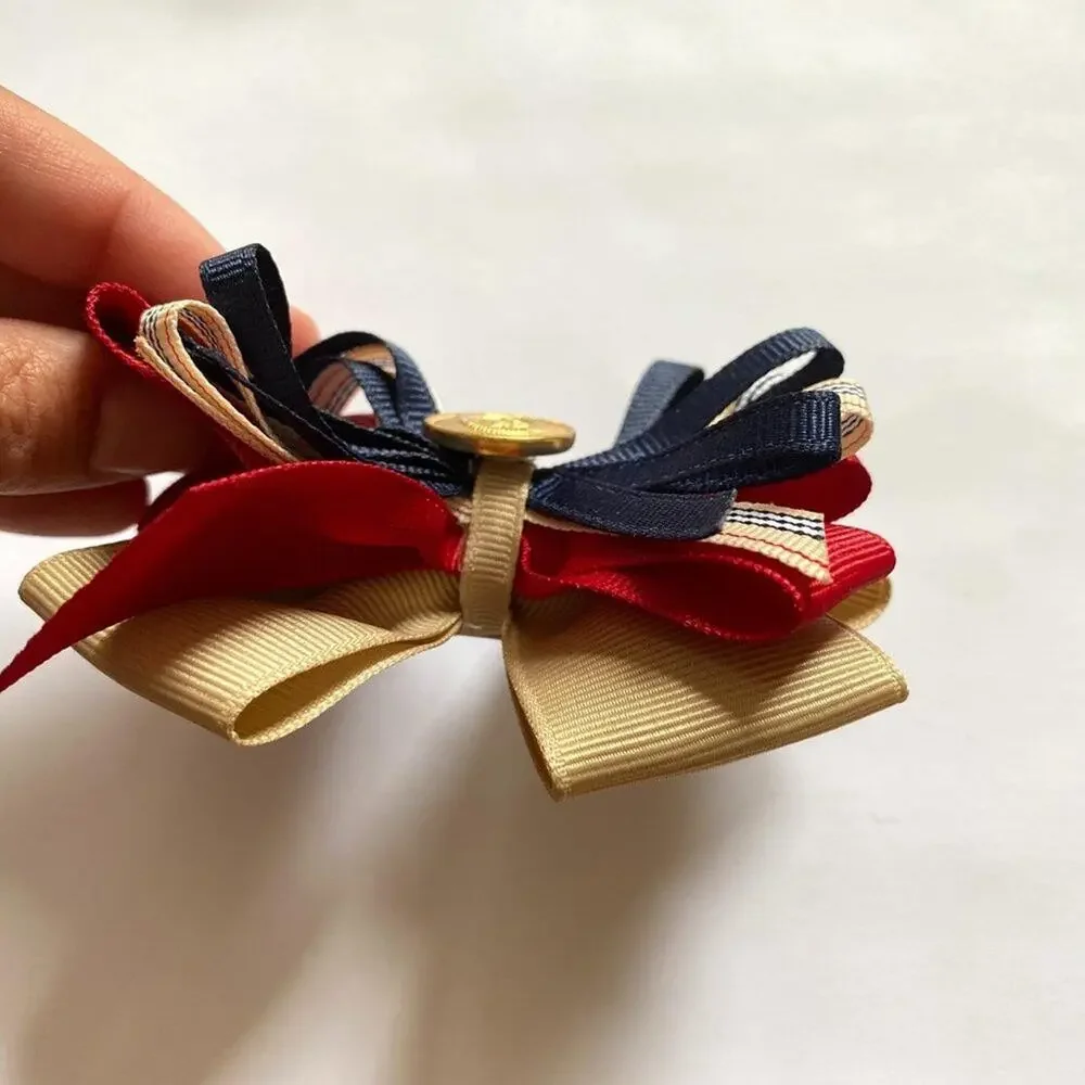 Girls Embellished School Bow